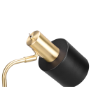 Trio R51041080 Tischleuchte Adam 1x10W | E27 - schwarz, gold