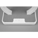 Trio R52081131 LED Tischlampe mit Lautsprecher Beat 1x1w | SMD | 20lm | 3000k | RGB - 3-Phase-Touch-Dimmer, USB, wiederaufladbar, mattweiß