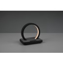 Trio R52081132 LED Tischlampe mit Beat-Lautsprecher 1x1w | SMD | 20lm | 3000k | RGB - 3-Phasen-Touch-Dimmer, USB, Bluetooth, wiederaufladbar, matt schwarz