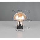 Trio TR54981113 LED Tischlampe DOOLEY | 1,5W integrierte LED-Quelle