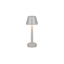 Trio TR54991177 LED Tischlampe VIDAL  | 1W integrierte LED-Quelle | 1x150lm | 3000K | mit Schalter | Dimmer | Přenosné | grau