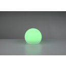 Trio R55326101 LED Garten Solar Tischleuchte Melo 1x0,5W | 30lm | 3000 K | IP67 | RGB-Dämmerungssensor, Memoryfunktion, Schalter am Gehäuse, Fernbedienung, weiß