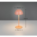 Trio TR55601140 LED Tischlampe ORTIZ | 2W integrierte LED-Quelle
