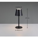 Trio TR55961132 LED Tischlampe DIAZ | 1,6W integrierte LED-Quelle