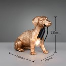 Trio R56601079 Tischlampe RUDI | 10W E14 | mit Schalter