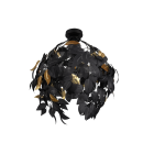 Trio R60461032 Deckeneinbauleuchte Leavy 1x28W | E27 - schwarz, gold