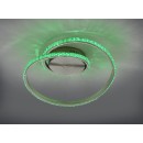 TRIO R62021105 LED Deckenleuchte Rubin 1x18W | 3000K + RGB - dimmbar