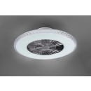 TRIO R62412106 LED Kronleuchter mit Ventilator Harstad 1x40W | 3000-6000K - dimmbar, mit Fernbedienung