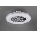 TRIO R62412106 LED Kronleuchter mit Ventilator Harstad 1x40W | 3000-6000K - dimmbar, mit Fernbedienung