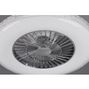TRIO R62412106 LED Kronleuchter mit Ventilator Harstad 1x40W | 3000-6000K - dimmbar, mit Fernbedienung