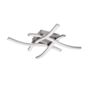 Trio R62474407 LED-Deckenleuchte Route 4x5W | 2400lm | 4000K - mattes Nickel