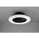 Trio R62522132 LED-Deckenleuchte mit Stralsund 1x30W-Ventilator | 22200lm | 3000 - 6500K - separate Switches, Fernbedienung, dimmbar, 3 Geschwindigkeiten, Timer, Nachtmodus, Sterneffekt, schwarz