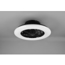Trio R62522132 LED-Deckenleuchte mit Stralsund 1x30W-Ventilator | 22200lm | 3000 - 6500K - separate Switches, Fernbedienung, dimmbar, 3 Geschwindigkeiten, Timer, Nachtmodus, Sterneffekt, schwarz