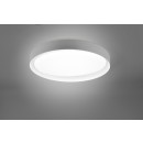 TRIO R62712411 LED Deckenleuchte Zeta 1x24W | 2000L | 2700-6500K | IP20 - dimmbar, Temperatureinstellung, Fernbedienung, grau mit weiß