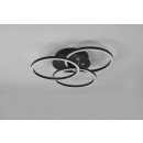 Trio R62823132 LED- Deckenleuchte Circle 1x27w | 3100lm | 2700K-6000K - einstellbar, dimmbar, Nachtmodus, Fernbedienung, schwarz