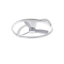 Trio R64262131 LED Ventilator mit Licht STOCKHOLM | 37W integrierte LED-Quelle | 4300lm | 2700-6500K | mit Schalter | rgb - farbig | Dimmer | Fernbedienung | Ventilator