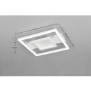 Trio TR64801931 LED Deckenleuchte WHEELER | 16W integrierte LED-Quelle