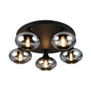 Trio TR66645054 Deckenleuchte DIVINA | 10W E14 | rauchfarben