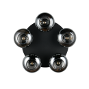 Trio TR66645054 Deckenleuchte DIVINA | 10W E14 | rauchfarben