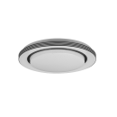 Trio R67041032 LED-Deckenleuchte Atria 1x18W | 2000lm | 3000-6000K - dimmbar, Memoryfunktion, Nachtmodus, Glitzereffekt, Fernbedienung, schwarz