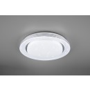 TRIO R67041900 Deckenleuchte Atria 1X22W | 2200L | 3000-6000K | IP20 - dimmbar, Temperatureinstellung, Speicherfunktionen, Nachtbeleuchtung, Fernbedienung, Sternenhimmel-Effekt, weiß