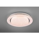 Trio R67045800 LED Deckenleuchte Atria 1x225w | 3700lm | 3000K-6000K -Stümliche, Speicherfunktion, Fernbedienung, Nachtmodus, Stellar-Effekt, weiß