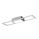 Trio R67172107 LED-Deckenleuchte Rigido 1x22W | 2800lm | 2700-6000K - Fernbedienung, dimmbar, Memory-Funktion, Nickel