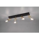 Trio R80184008 Spotleuchte Vannes 4x40w | E27 - Messing