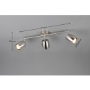 Trio TR86263007 Spot-Deckenleuchte NANCY  | 35W GU10 | metall