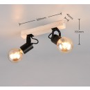 Trio R86662032 Spot-Deckenleuchte LYNAR | 10W E27