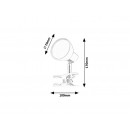 Rabalux 1480 LED Klemmleuchte 5W | 3000K - grau