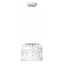Rabalux 2161 Alessandra Hängelampe weiß E27 1x60W