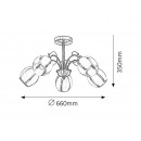 Rabalux 2271 Joel Deckenleuchte 5xE27 New 2014