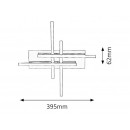 Rabalux 2478 Meredith Deckenleuchte LED 18W = 1440lm 4000K