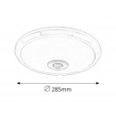 Rabalux 2498 GABRIEL Deckenleuchte mit Sensor LED 12W = 720lm 4000K