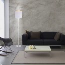 Rabalux 2529 Monica Textil-Stehlampe E27 60W weiß / chrom