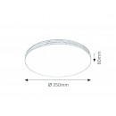 Rabalux 3347 Oscar Deckenleuchte LED 18W 1350 lm 4000K