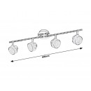 Rabalux 5639 LED Decken- und Spotleuchte Padma 4x5W | 3000K