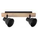 Rabalux 5903 Mac Spot GU10 2x35W schwarz / Buche