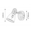 Rabalux 6356 Art flower Spot, handbemalt