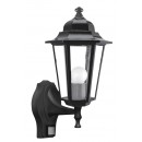 Rabalux 8217 Velence Außenwandleuchte mit Sensor 1xE27 - schwarz