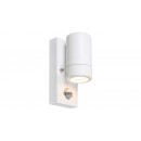Rabalux 8838 Medina Außenwandleuchte mit Sensor weiß GU10 max 10W IP44