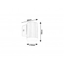 Rabalux 8936 Catania Außenwandleuchte chrom LED 4W 350lm 4000K IP44