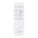 Globo 41745-60 LED-Deckenleuchte Rainer 1x60W | 2600lm | 3000-6000K - Memoryfunktion, Nachtmodus, dimmbar, Fernbedienung, Holzimitat, weiß