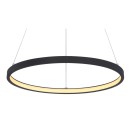 Globo 67192-19B LED Pendelleuchte Ralph 1x19W | 900lm | 3000K - schwarz, opal