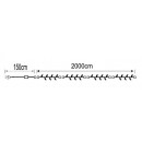 LED Weihnachtslichterkette DRL200/4 Länge 20 m, IP44 Innen- und Außenbereich