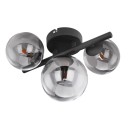 Globo 56133-3W LED Deckenleuchte Riha 9x3W | 720lm | G9 | 3000K - Schwarz, Rauch