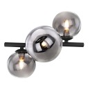 Globo 56133-3W LED Deckenleuchte Riha 9x3W | 720lm | G9 | 3000K - Schwarz, Rauch