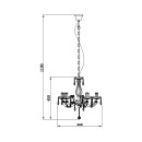 Zuma Line 003064-001367 Pendelleuchte MAGNOLIA E14