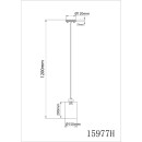 Globo 15977H Pendelleuchte ROWENA E27